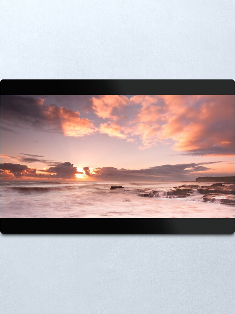 Alternate view of Seaton Sluice Metal Print
