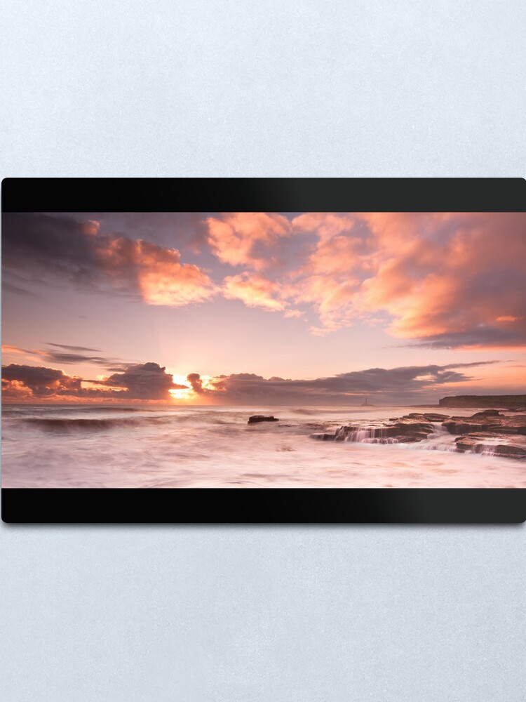 Alternate view of Seaton Sluice Metal Print