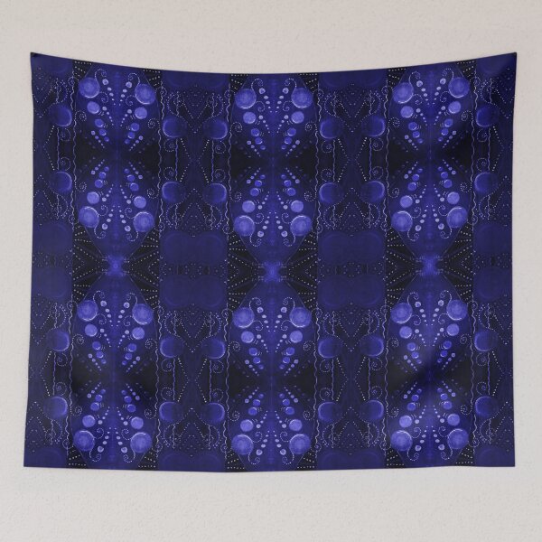 Item preview, Deep Blue Psychedelic Magic Trip - Cosmic Consciousness designed and sold by ckylin.