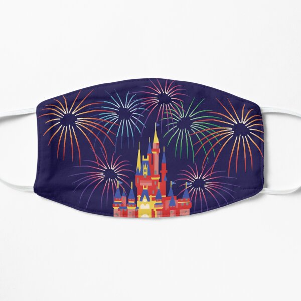 Happily Ever After Fireworks Flat Mask