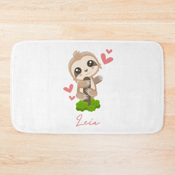 Item preview, Leia Sloth Baby Girl Cute Hearts designed and sold by HelloFromAja.
