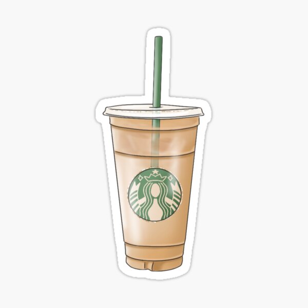 Vsco Starbucks iced drinks sticker pack  Sticker for Sale by