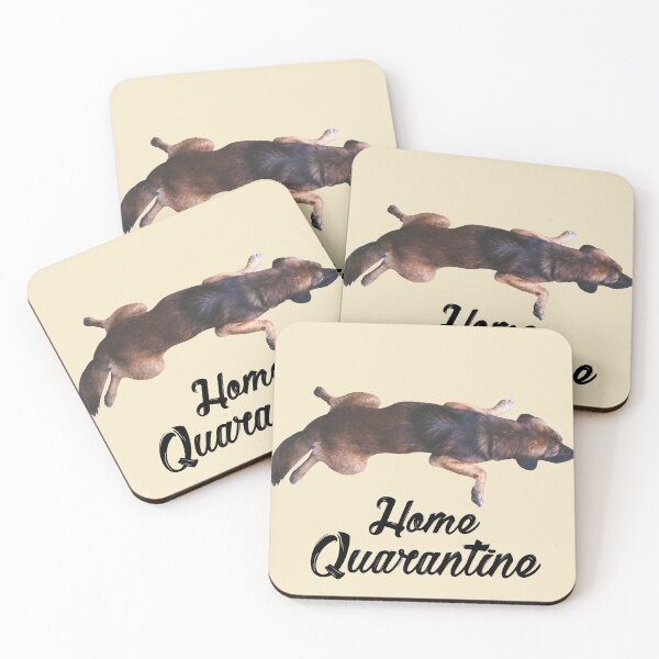 Item preview, Dog home quarantine designed and sold by TopDesignArt.