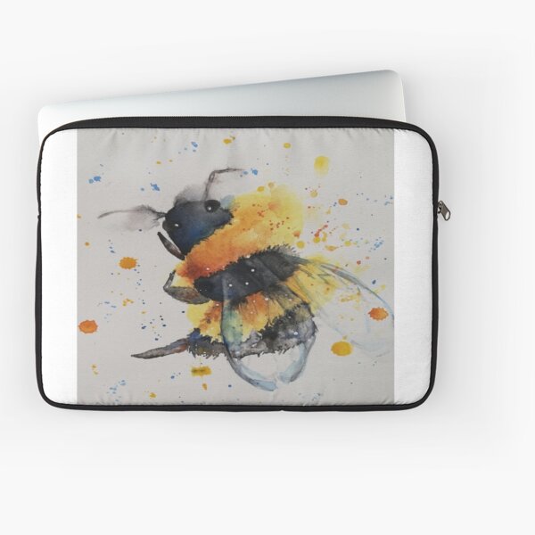 Watercolor bee Art Board Print by Maryse-Montron