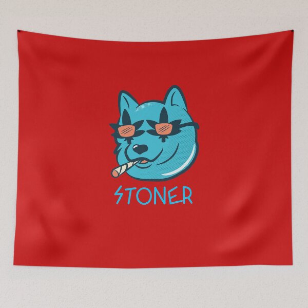 Item preview, Weed Lover Stoner Dog designed and sold by DSG-PANDA.
