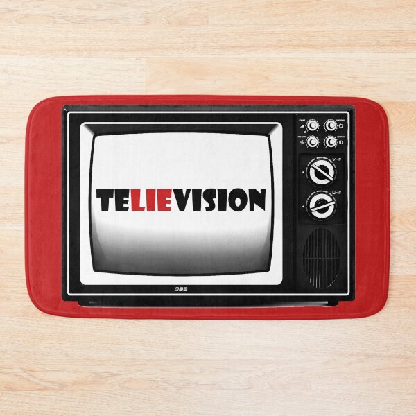 Item preview, teLIEvision - fake news, defund the media designed and sold by ArtOfRebellion.