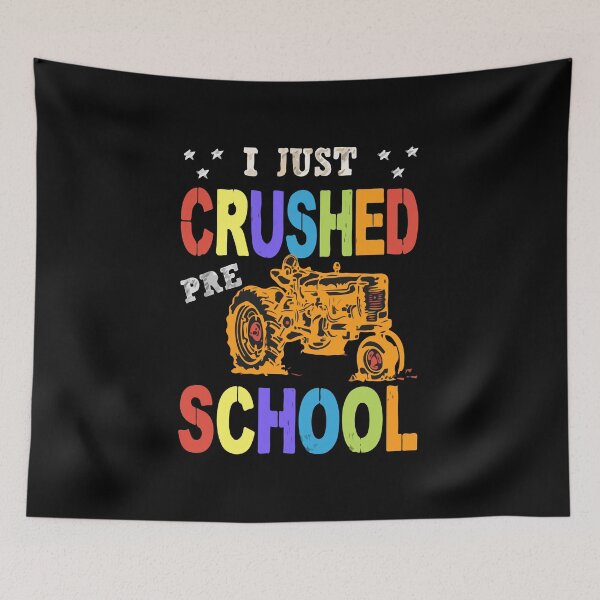 Item preview, I Just Crushed Preschool  T-shirt T-shirt - I Just Crushed Preschool  Mask Masks designed and sold by outmaneljalili.