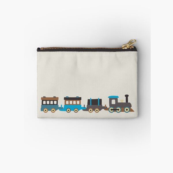 Item preview, Blue and Brown Wooden Toy Train designed and sold by XOOXOO.
