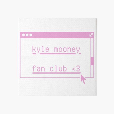 Artikel-Vorschau von Kyle Mooney Fanclub, designt und verkauft von melissers.