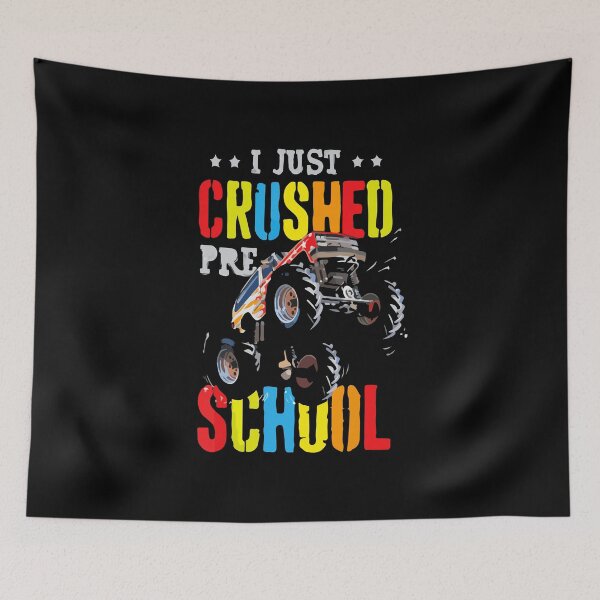 Item preview, I Just Crushed Preschool  T-shirt  - I Just Crushed Preschool  Mask Masks designed and sold by outmaneljalili.