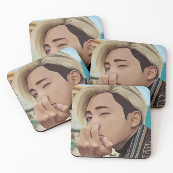 Item preview, Park Seo Joon Fan Art Blonde designed and sold by djalicat.