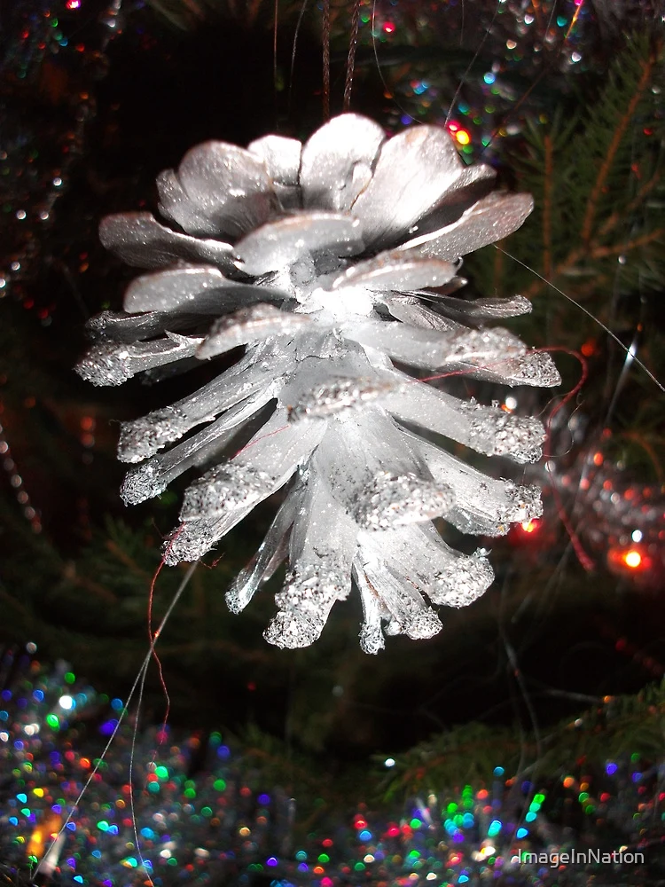 Thumbnail 3 of 3, Poster, Festive baubles designed and sold by ImageInNation.
