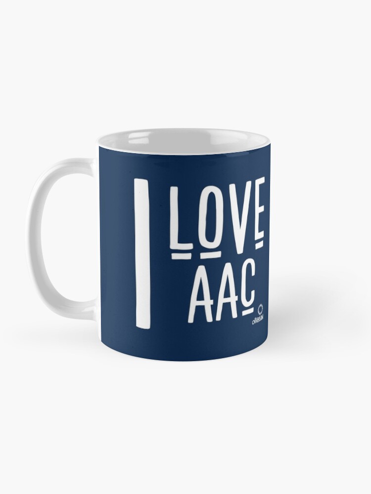 Alternate view of I Love AAC Mug