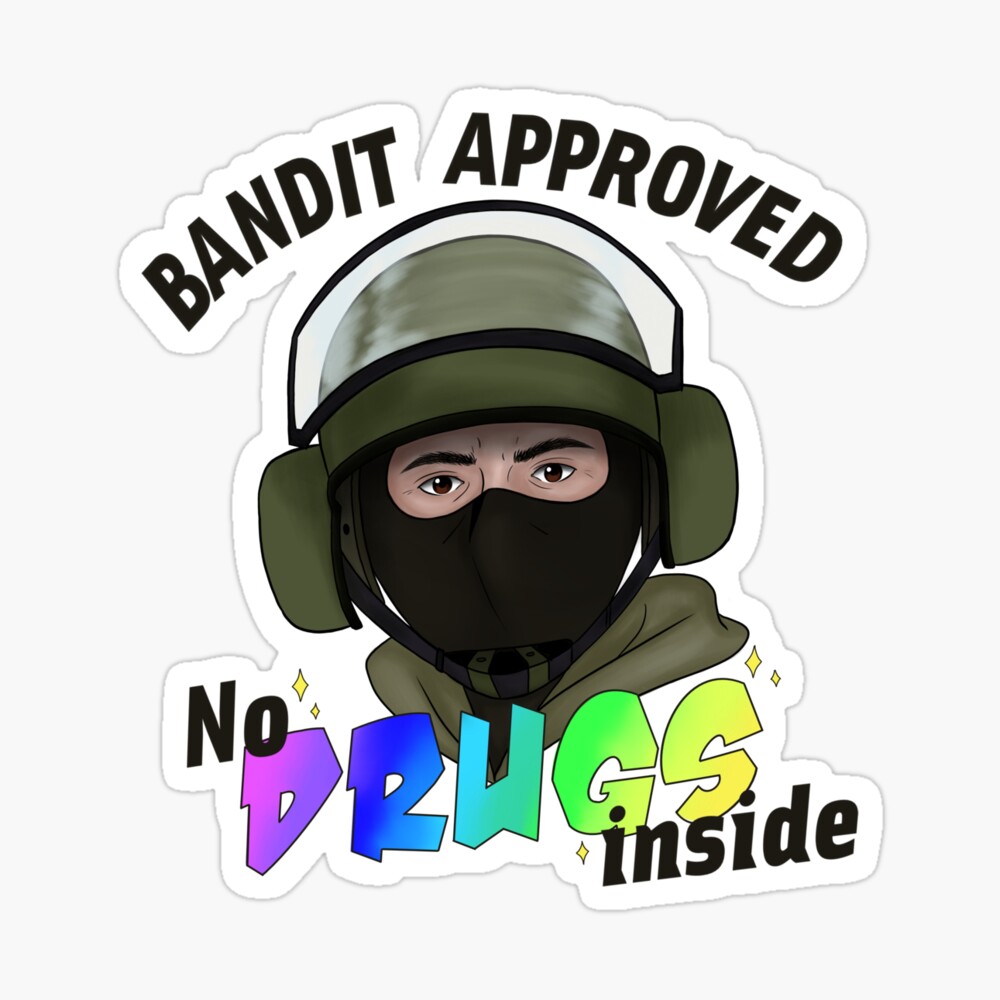 Bandit Approved No Drugs Inside Iphone Case Cover By Mallinaamari Redbubble
