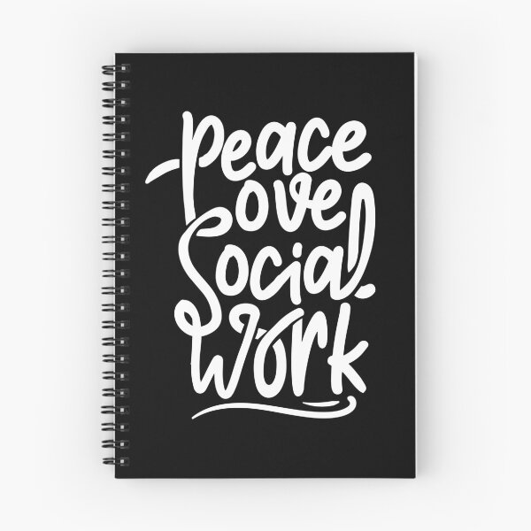 Item preview, Peace Love Social Work Appreciation Self Care Gift  designed and sold by 2blackcherries.