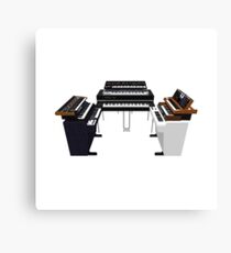 Vintage Synthesizers / Keyboards Canvas Print