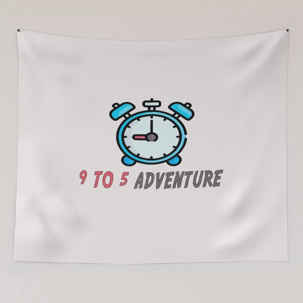 Item preview, 9 To 5 Adventure - Summer - Job designed and sold by majeed10.