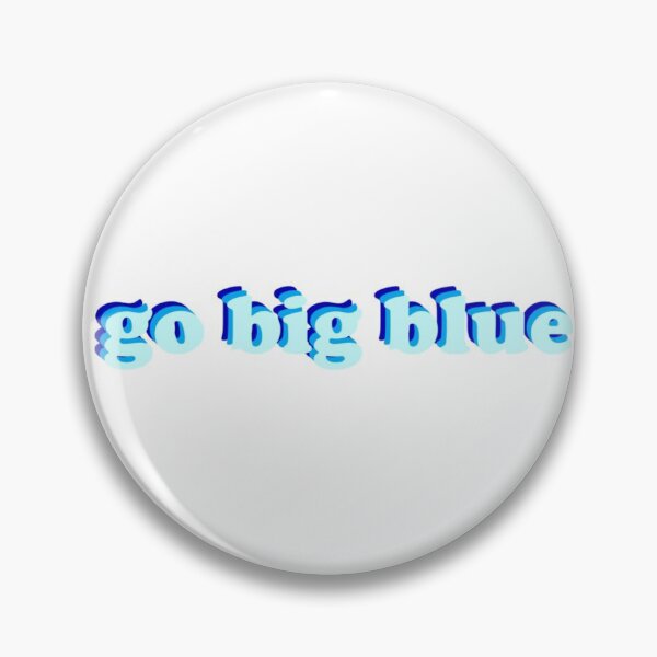 Item preview, Go Big Blue  designed and sold by itsokaymk.