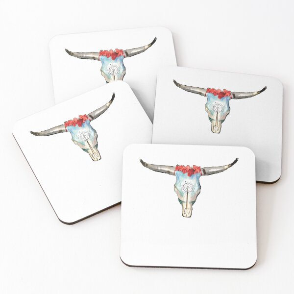 Item preview, sea cow skull and roses designed and sold by IIIcrows.