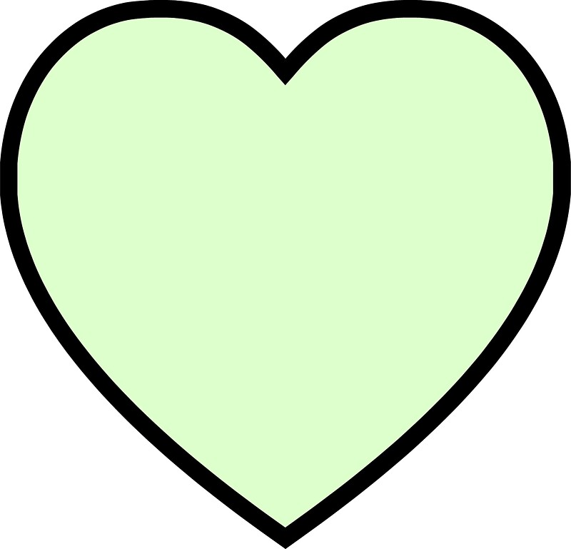 "mint green heart" Stickers by BuntingBeauty Redbubble