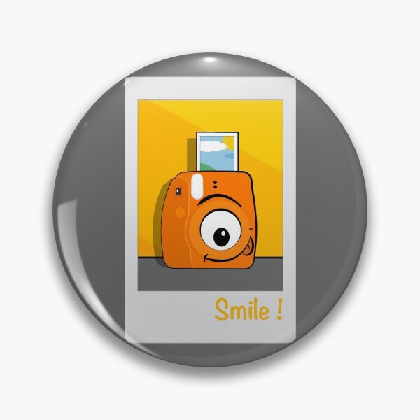 Item preview, Smile with orange Instax, it's ready for the photo designed and sold by Gillillu.