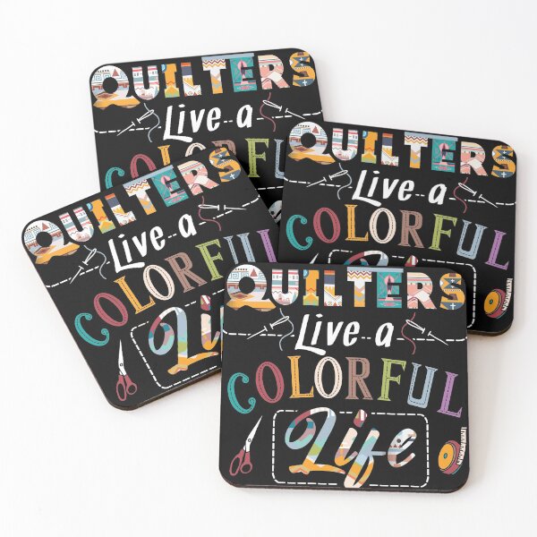 Item preview, Quilters design for Quilting Fans Live Colorful Life graphic designed and sold by Lisbob.