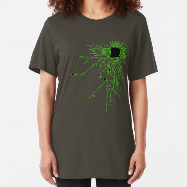 CPU Heart 2 Slim Fit T-Shirt