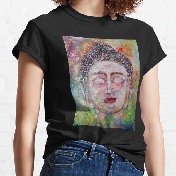 Changing Face Buddha, love and compassion Buddha impression Classic T-Shirt