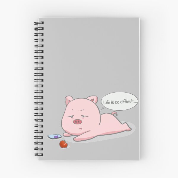 Aperçu de l'œuvre Piggy mignon est paresseux créée et vendue par Aerithcloud01.
