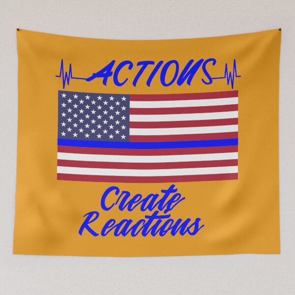 Item preview, Thin Blue Line Actions Reactions designed and sold by CharJens.