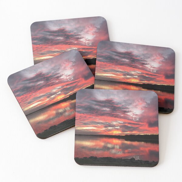Item preview, Yellow and Pink Sunset in Michigan, USA designed and sold by alainakozyart.