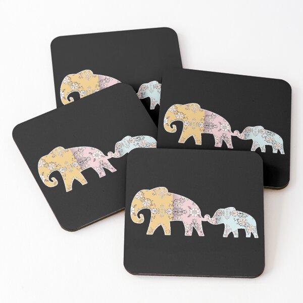 Item preview, Tricolor Elephants designed and sold by Most-Mysterious.