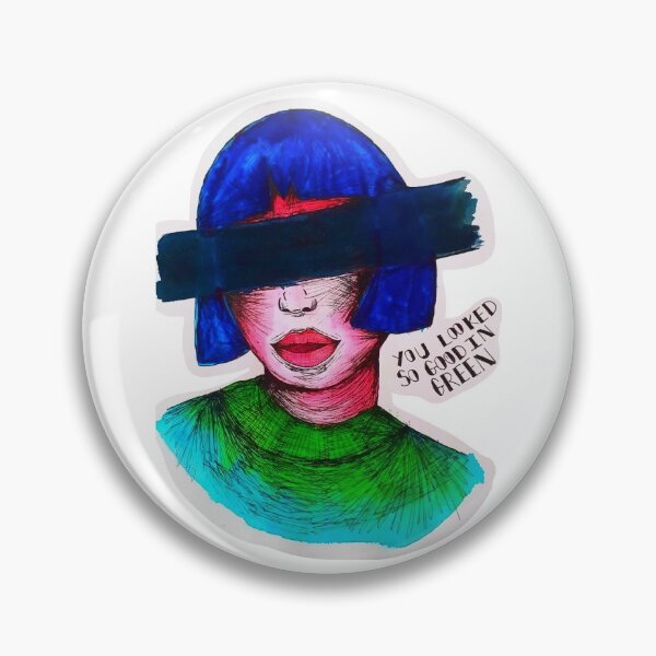 Item preview, Blind green eyes print designed and sold by artbyhyde.