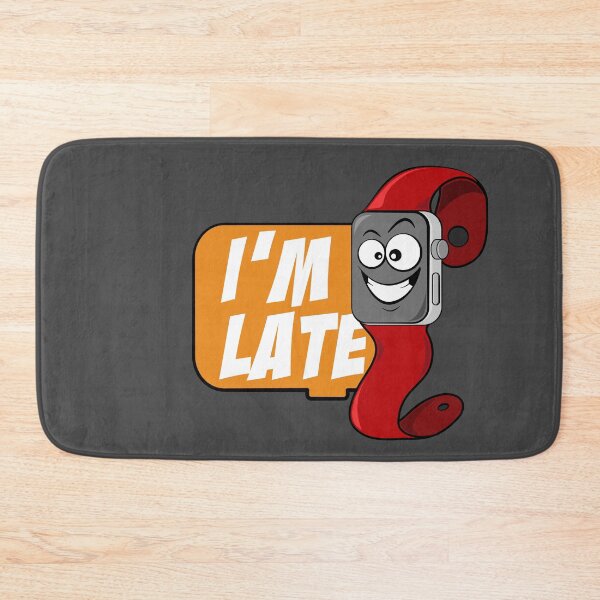 Item preview, I'm late. Fun illustration of Apple watch designed and sold by Gillillu.