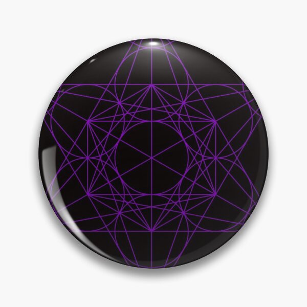Item preview, Metatron's Cube Purple designed and sold by 2sweetsDesign.