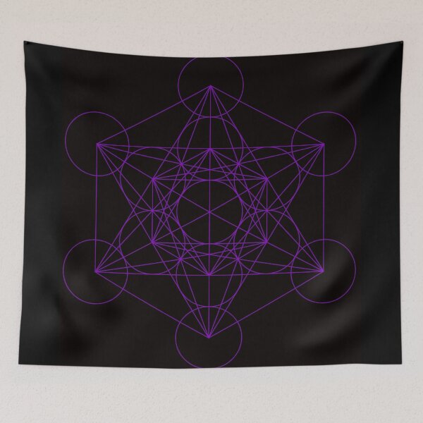 Item preview, Metatron's Cube Purple designed and sold by 2sweetsDesign.