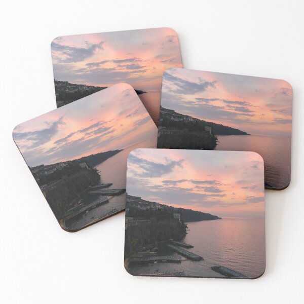 Item preview, Pink and Purple Sunset in Sorrento, Italy designed and sold by alainakozyart.