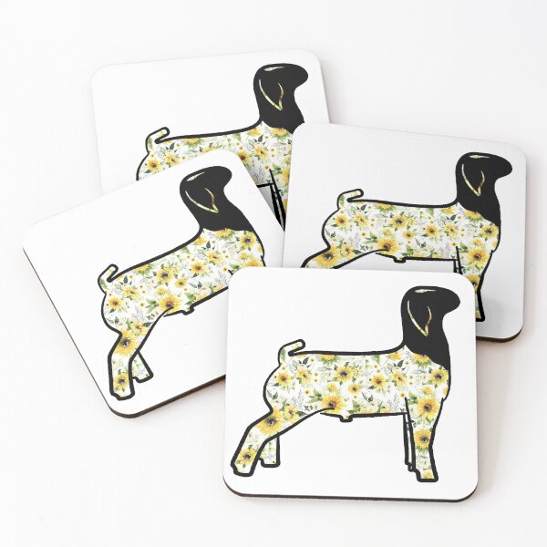 Item preview, Watercolor Sunflower Market Goat - NOT FOR RESALE WITHOUT PERMISSION designed and sold by l-oh.