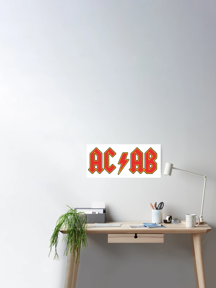 acab - acdc logo | Poster