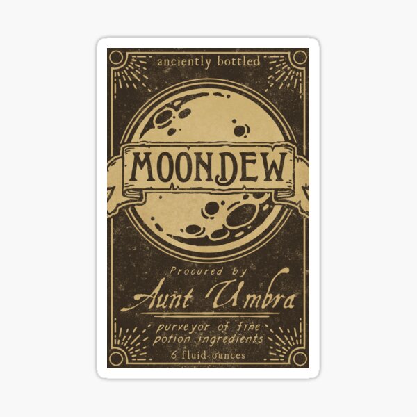 Item preview, Moondew Potion Label designed and sold by Abbey Ash.