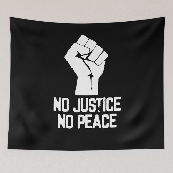 Item preview, NO JUSTICE NO PEACE (Design 001) designed and sold by Dan-Barisi.