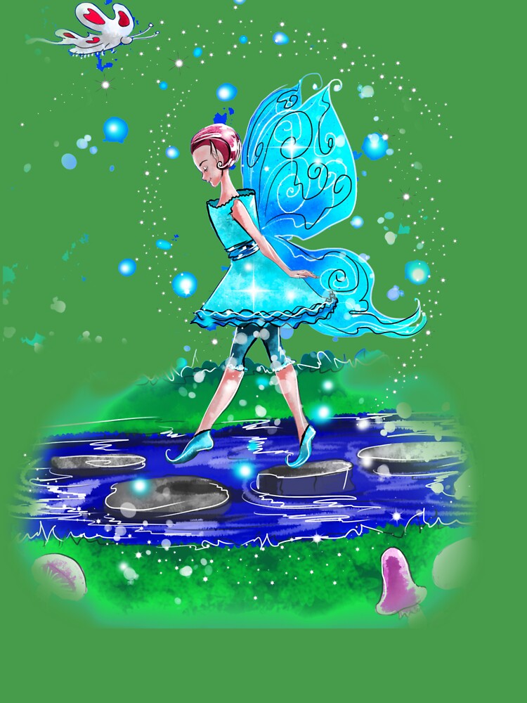 Thumbnail 2 of 2, Kids T-Shirt, Sorcha the Pathway and Steppingstone Fairy™ designed and sold by TeelieTurner.