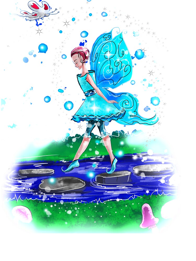 Thumbnail 2 of 2, Kids T-Shirt, Sorcha the Pathway and Steppingstone Fairy™ designed and sold by TeelieTurner.