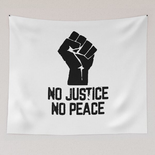 Item preview, NO JUSTICE NO PEACE (Design 002) designed and sold by Dan-Barisi.