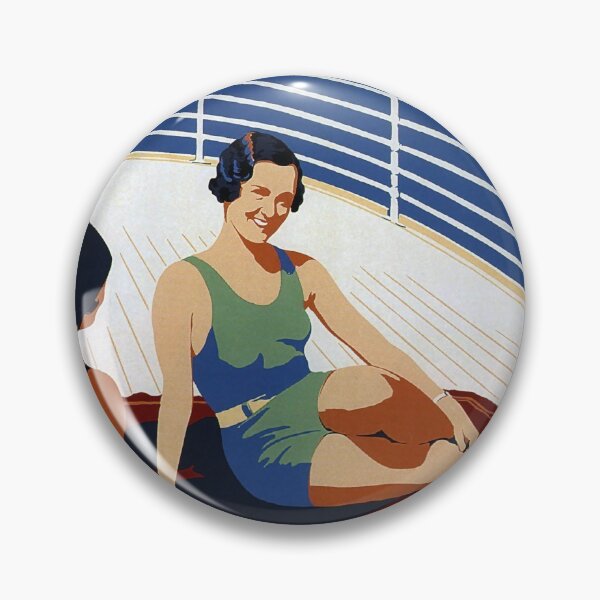 Item preview, Sun Tan vintage travel poster designed and sold by stickart-marek.