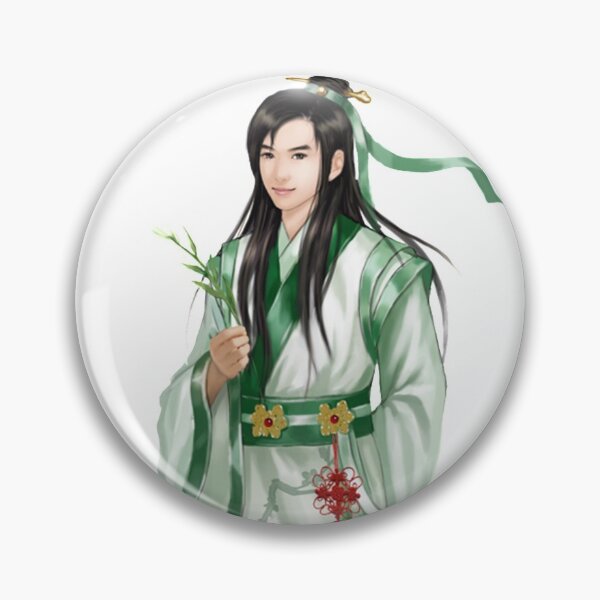 Item preview, China Art Print - Portrait of a young cavalier in green clothes designed and sold by Kallandra.