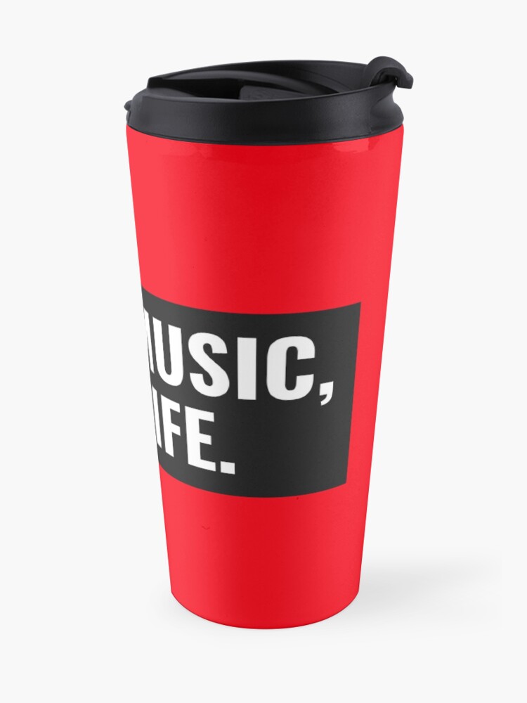 Alternate view of TheCoffeeCupLife: Know Music, Know Life. Travel Mug