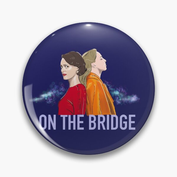Item preview, Fleabag and Villanelle on the Bridge  designed and sold by PG Illustration.