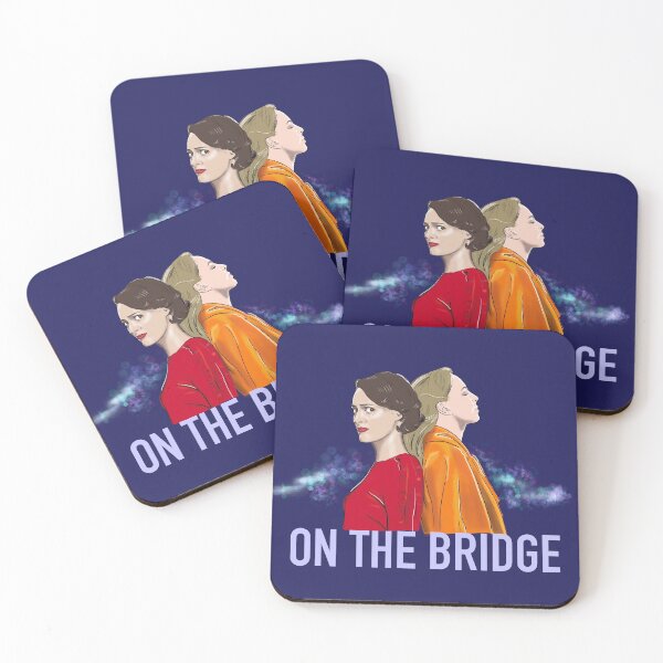 Item preview, Fleabag and Villanelle on the Bridge  designed and sold by PG Illustration.