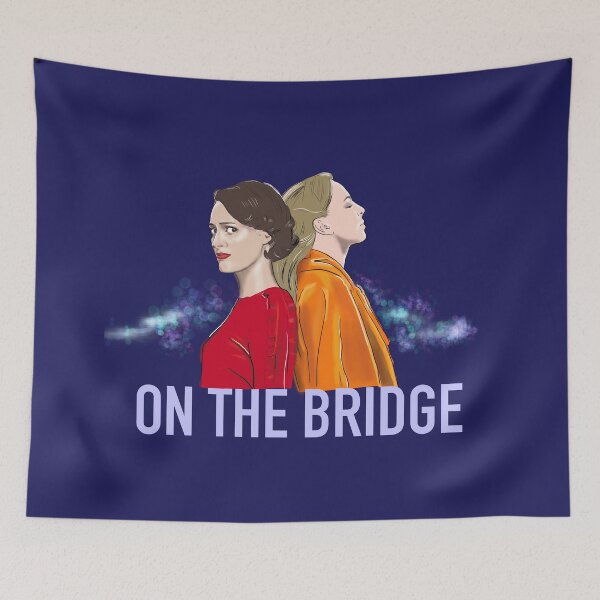 Item preview, Fleabag and Villanelle on the Bridge  designed and sold by PG Illustration.